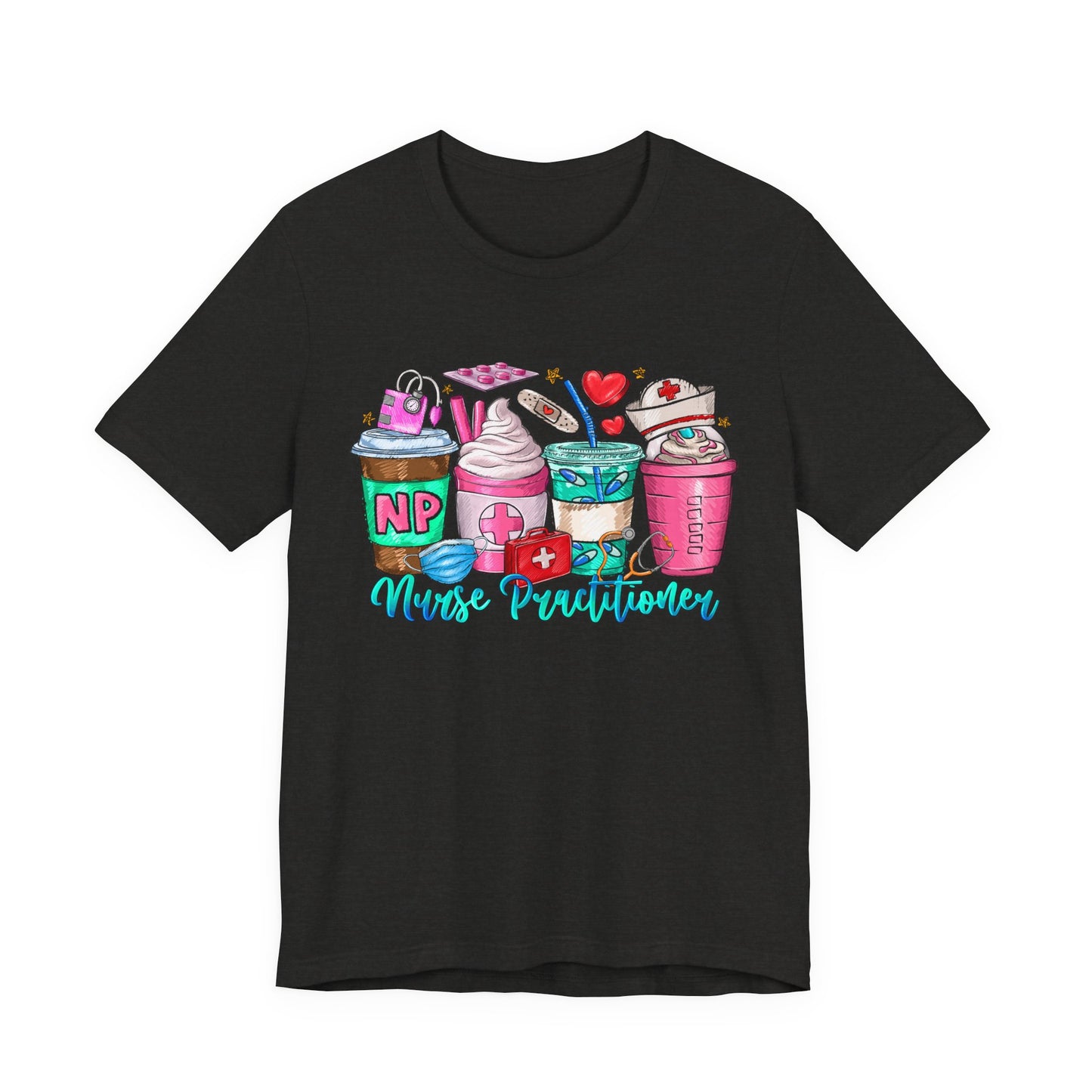 Nurse Practitioner Coffee Crew Tee