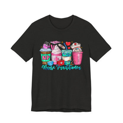 Nurse Practitioner Coffee Crew Tee