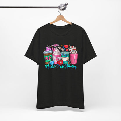 Nurse Practitioner Coffee Crew Tee