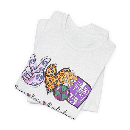 Radiology Peace Love Tee