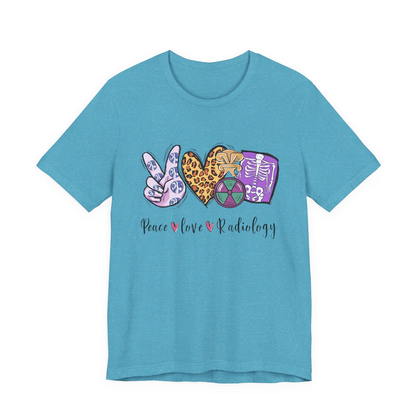 Radiology Peace Love Tee
