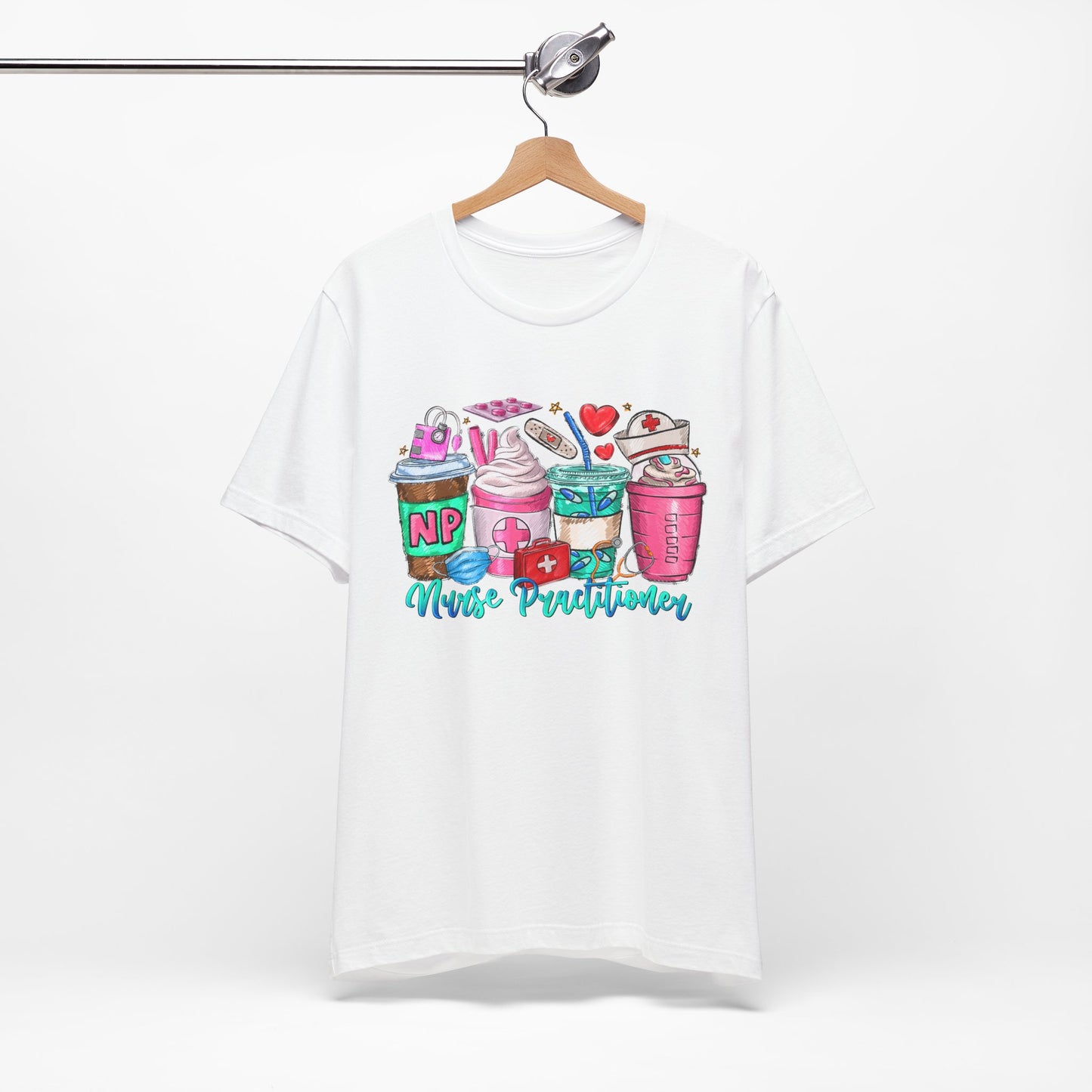Nurse Practitioner Coffee Crew Tee