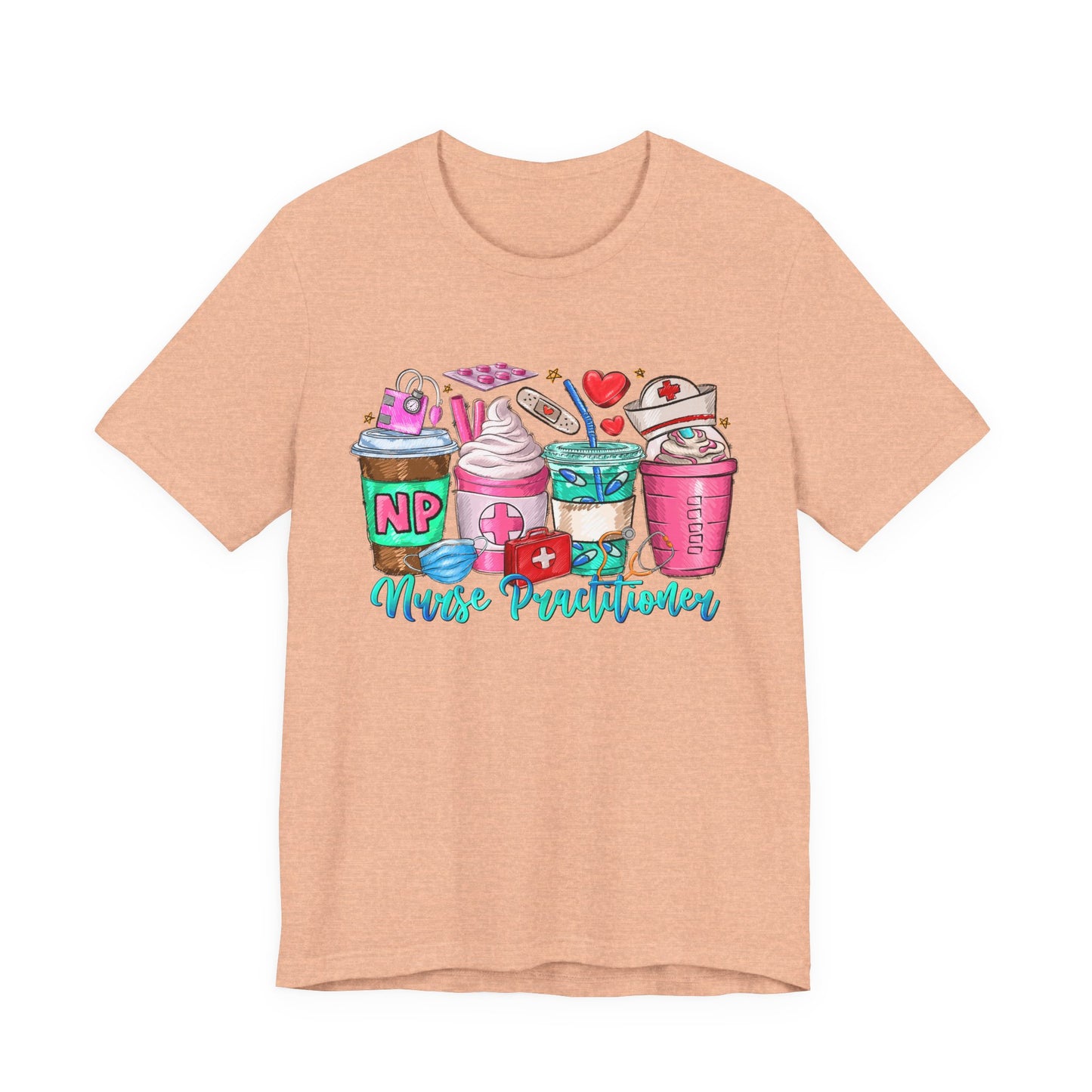 Nurse Practitioner Coffee Crew Tee
