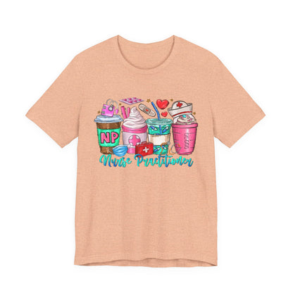 Nurse Practitioner Coffee Crew Tee