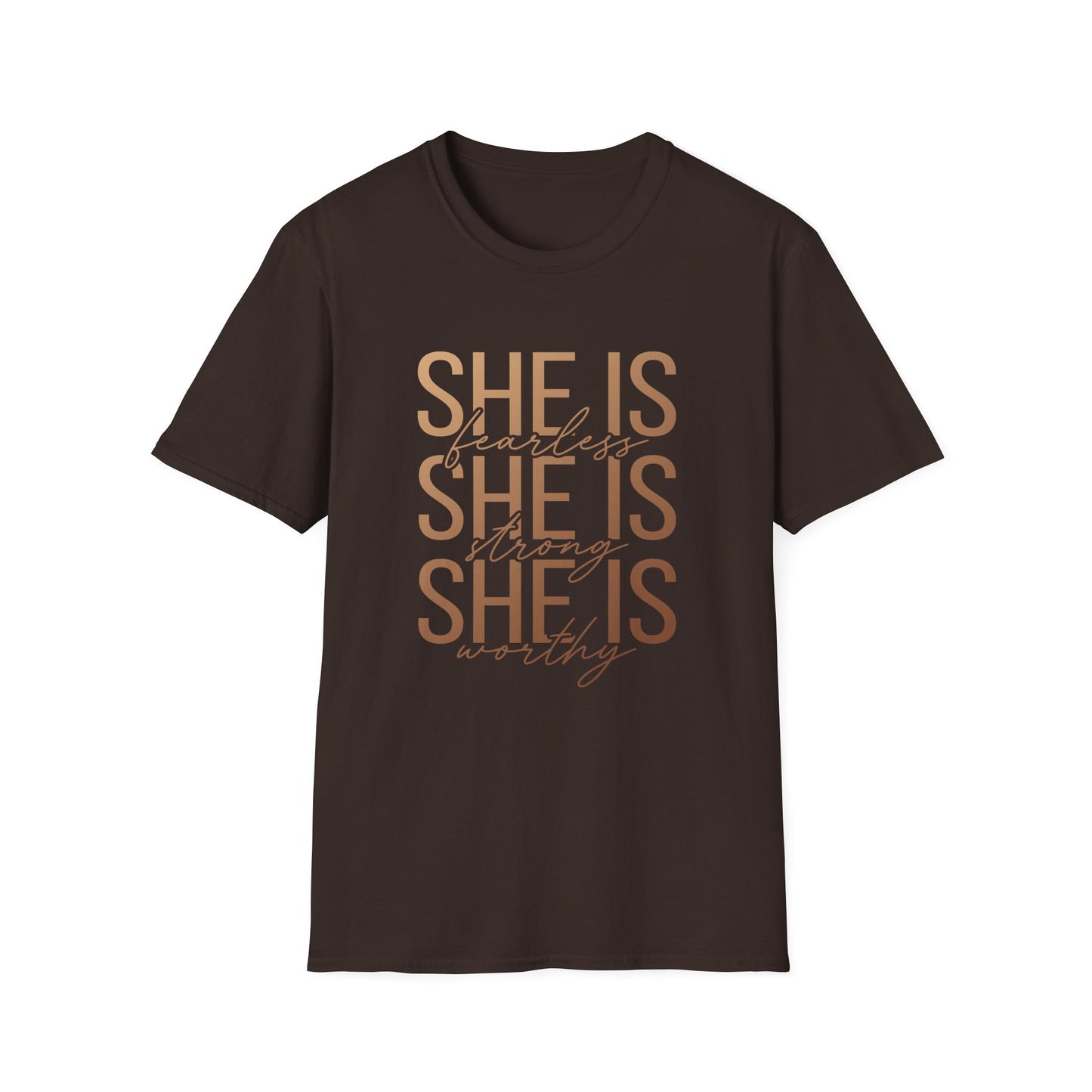 She Is Worthy Inspirational  Empowerment Tee