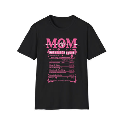 Mom Nutrition Facts T-Shirt