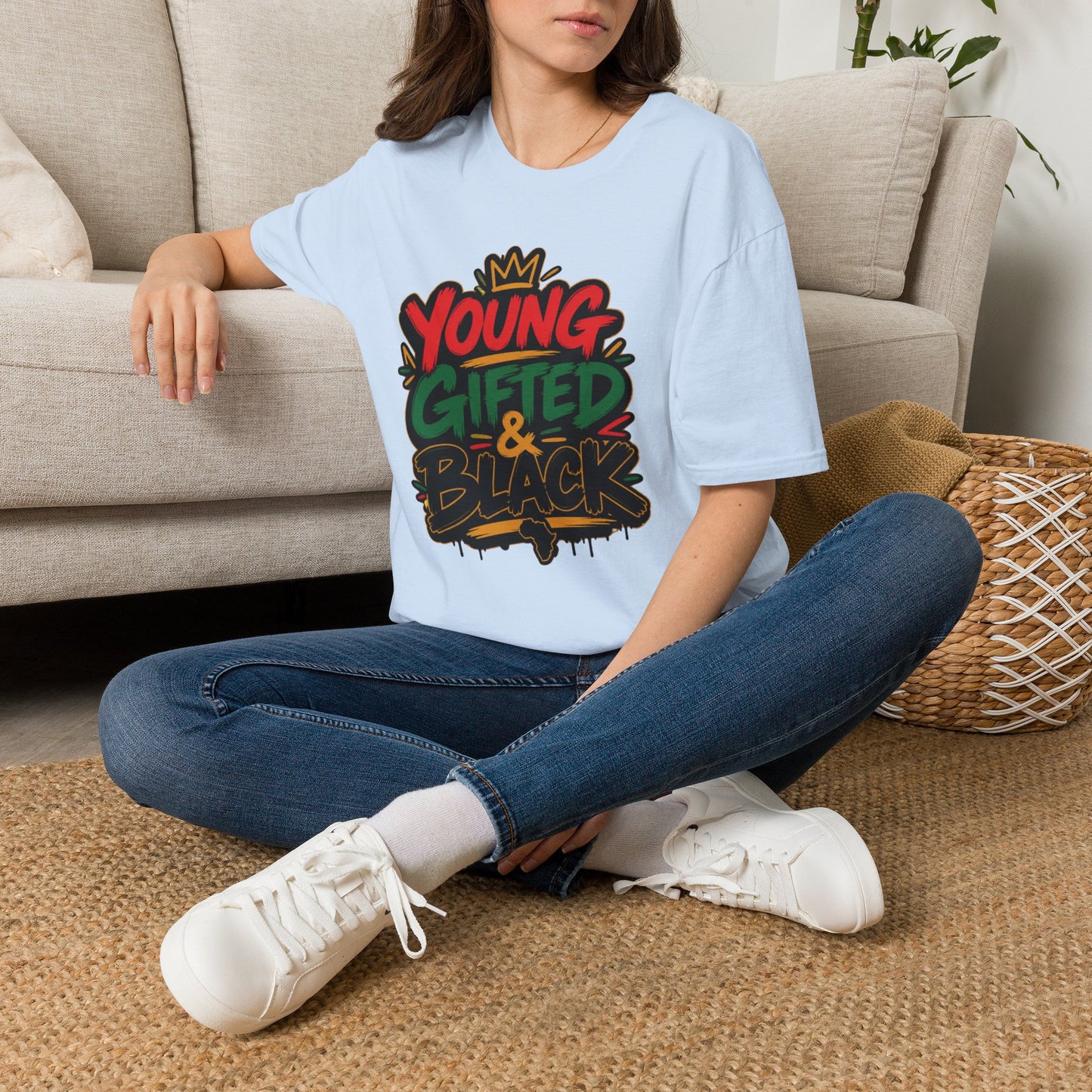 Young, Gifted & Black Afrocentric Graphic Tee