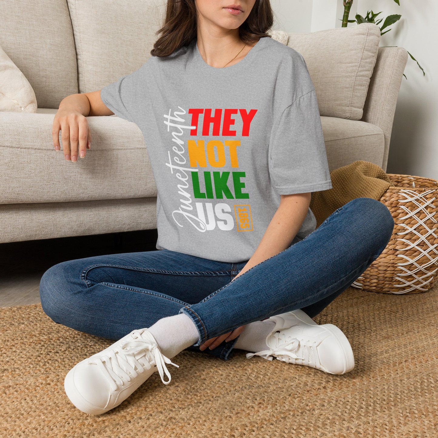 Juneteenth "They Not Like Us" Graphic T-Shirt