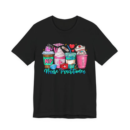 Nurse Practitioner Coffee Crew Tee