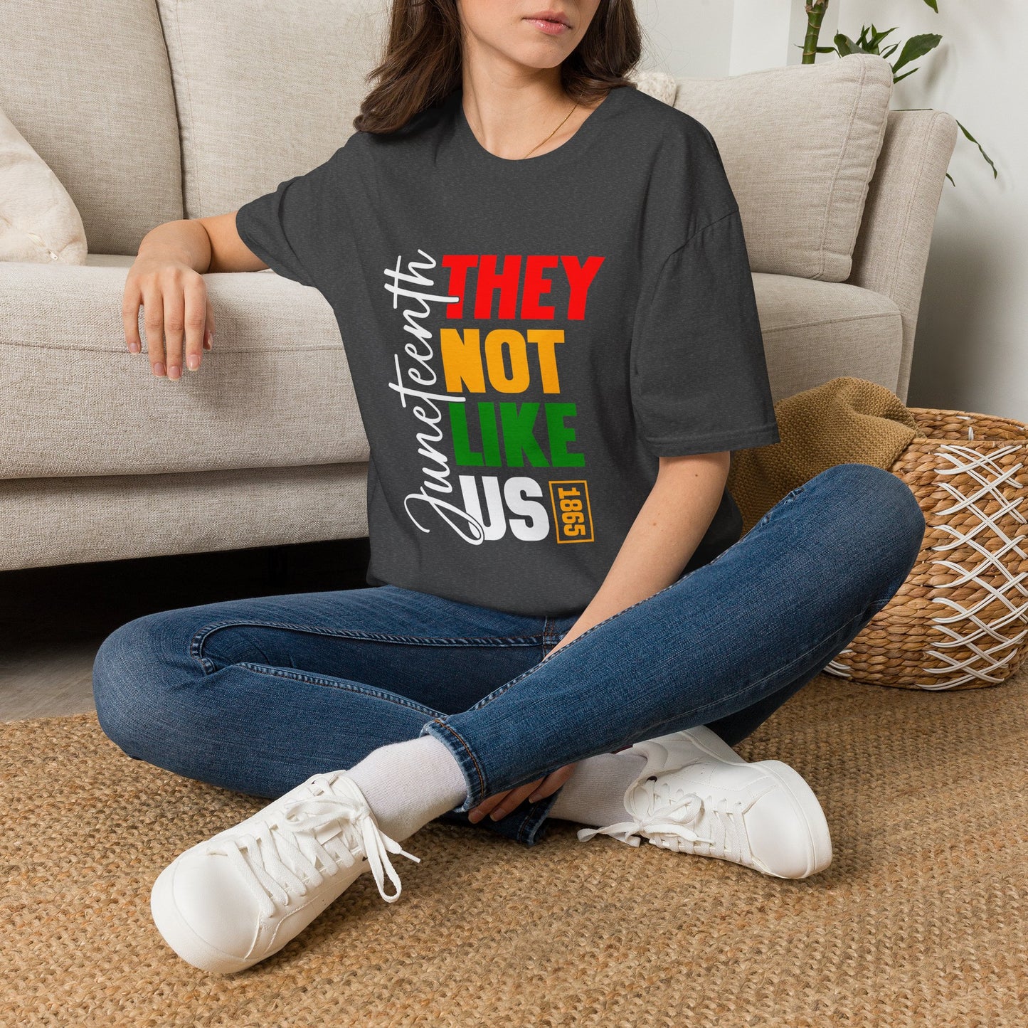 Juneteenth "They Not Like Us" Graphic T-Shirt