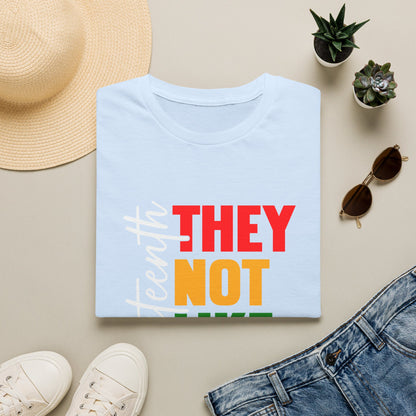 Juneteenth "They Not Like Us" Graphic T-Shirt