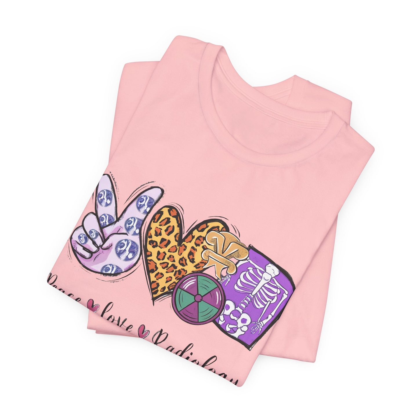 Radiology Peace Love Tee
