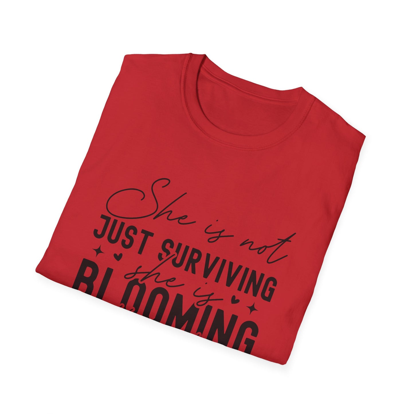 Blooming Through Every Storm Inspirational  Resilience Tee