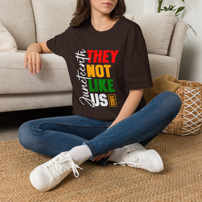 Juneteenth "They Not Like Us" Graphic T-Shirt