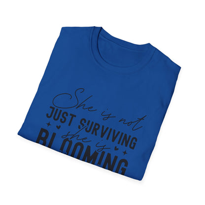 Blooming Through Every Storm Inspirational  Resilience Tee