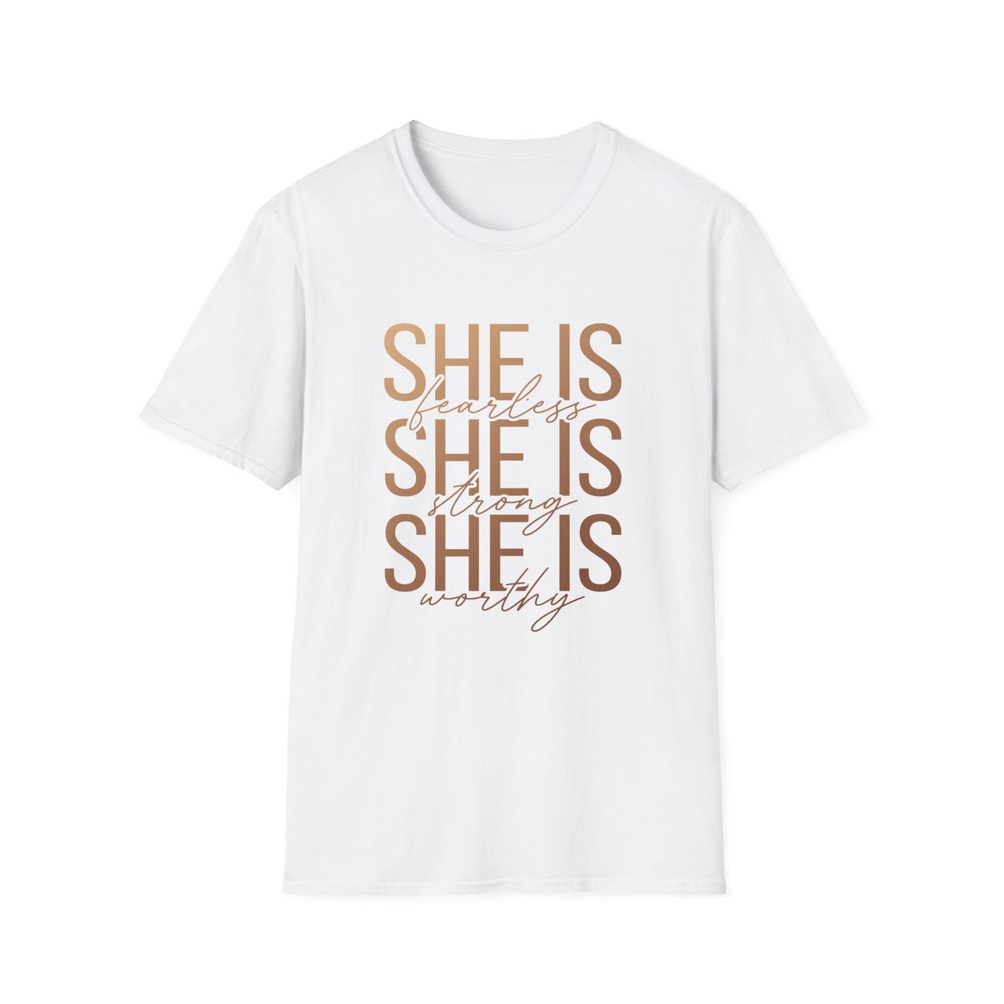 She Is Worthy Inspirational  Empowerment Tee