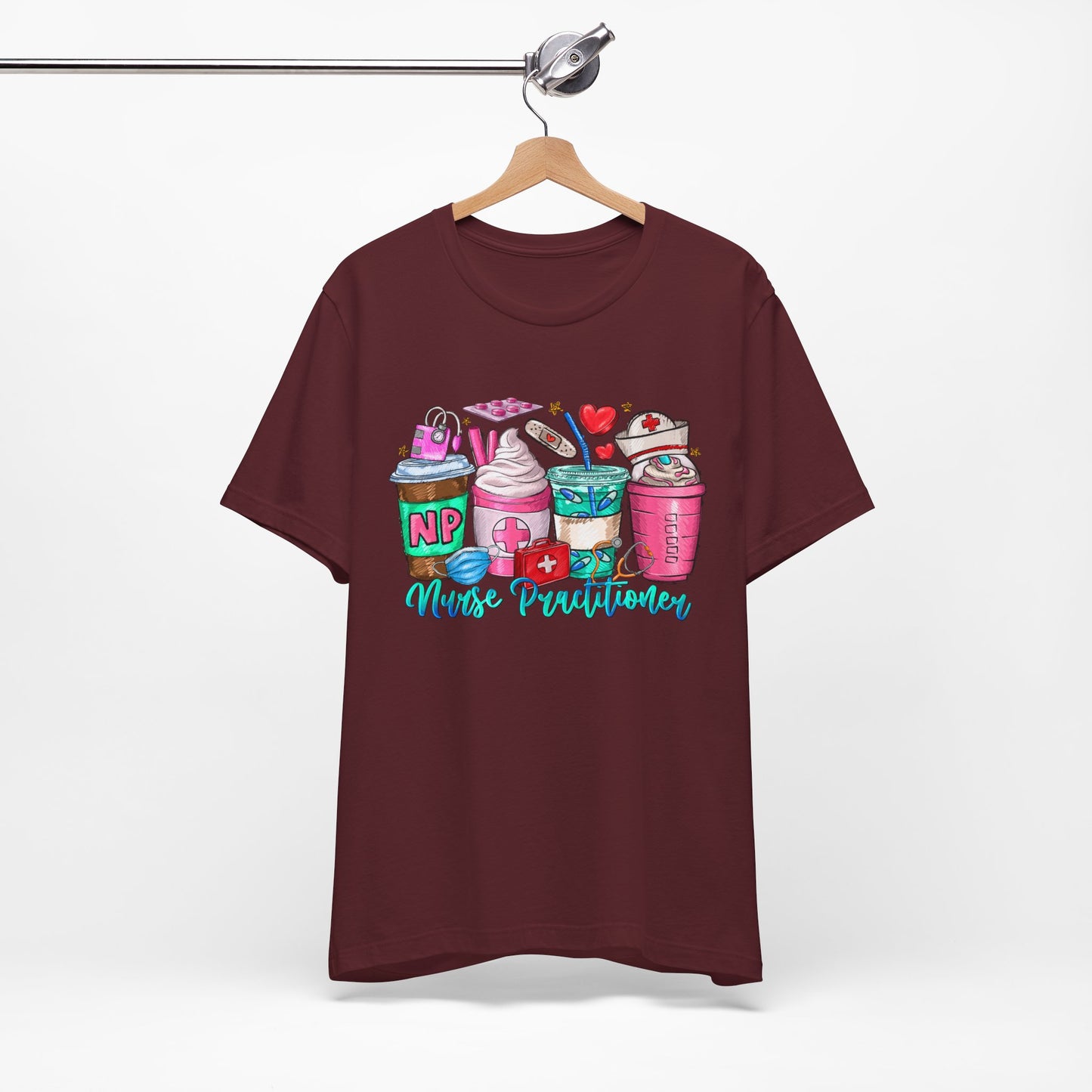 Nurse Practitioner Coffee Crew Tee