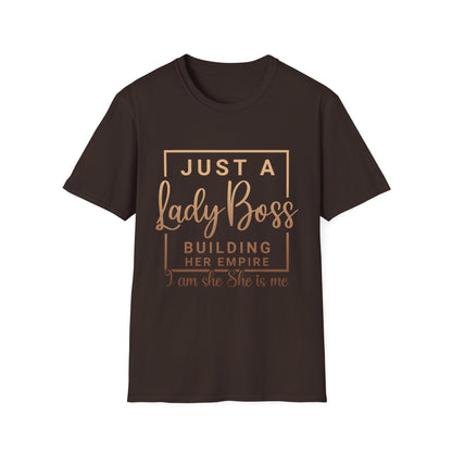"Just a Lady Boss Building Her Empire" Motivational Tee for Women Entrepreneurs