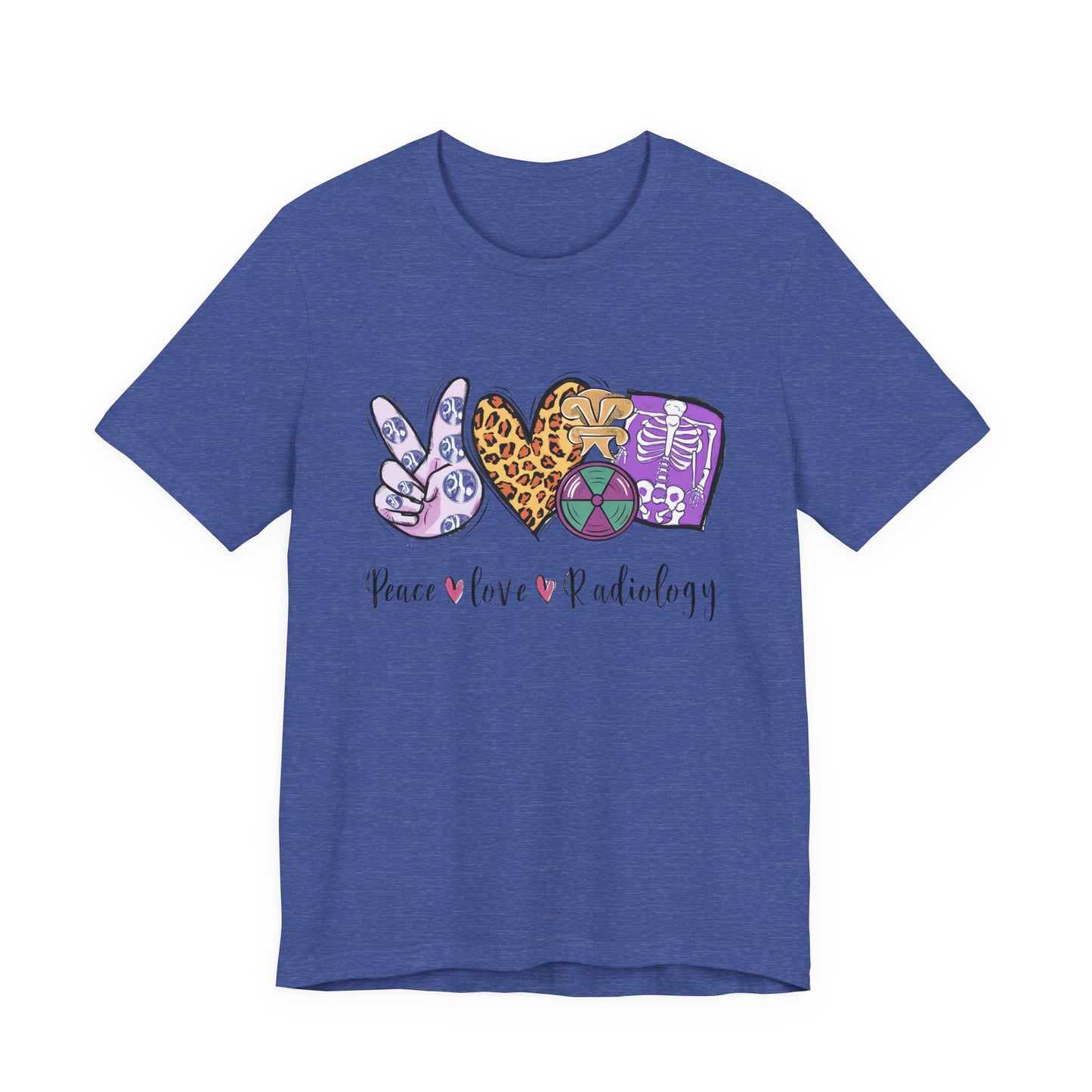 Radiology Peace Love Tee