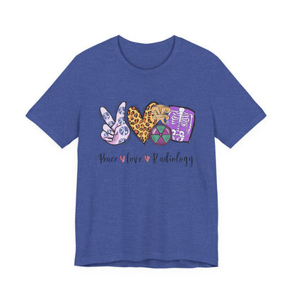 Radiology Peace Love Tee