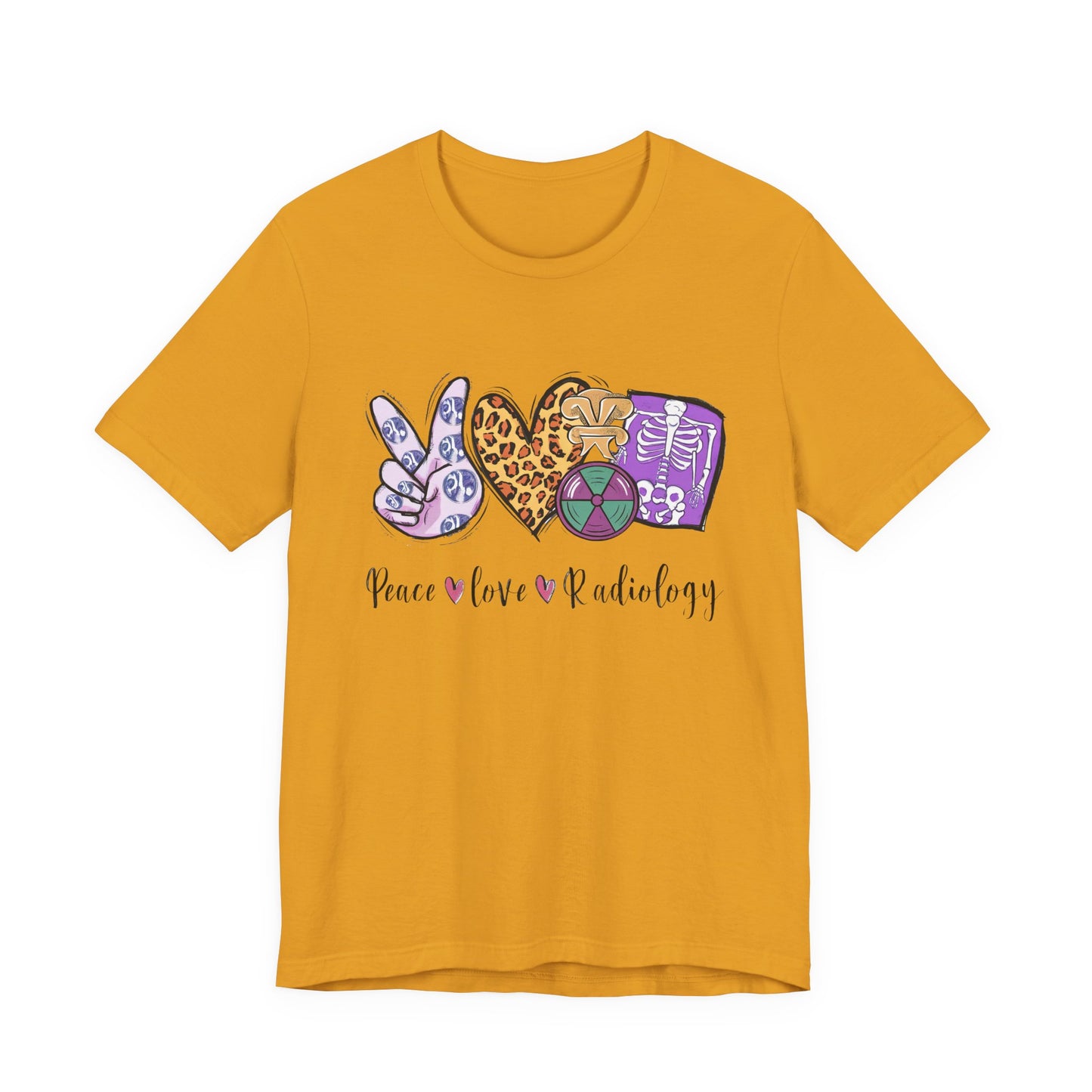 Radiology Peace Love Tee