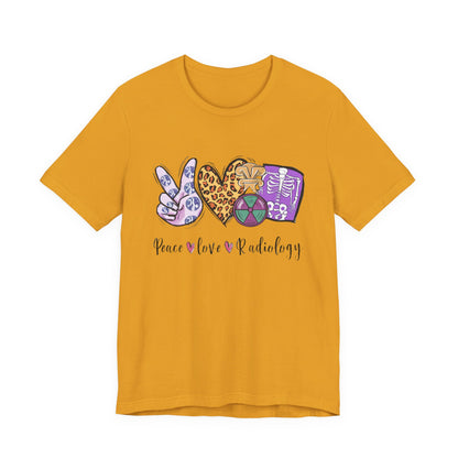 Radiology Peace Love Tee