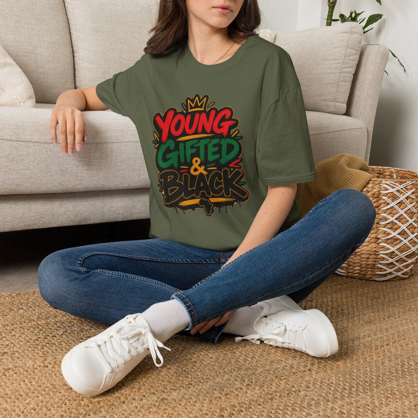 Young, Gifted & Black Afrocentric Graphic Tee