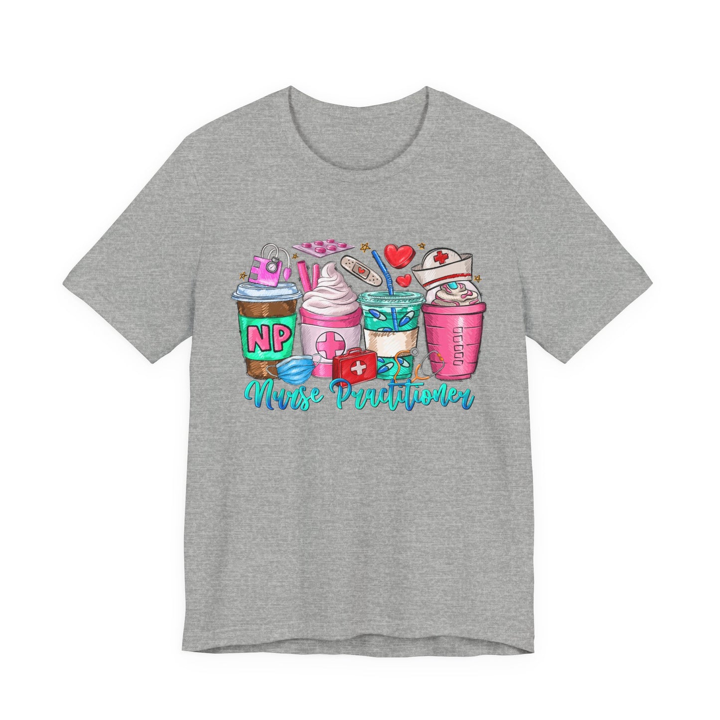 Nurse Practitioner Coffee Crew Tee