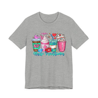 Nurse Practitioner Coffee Crew Tee