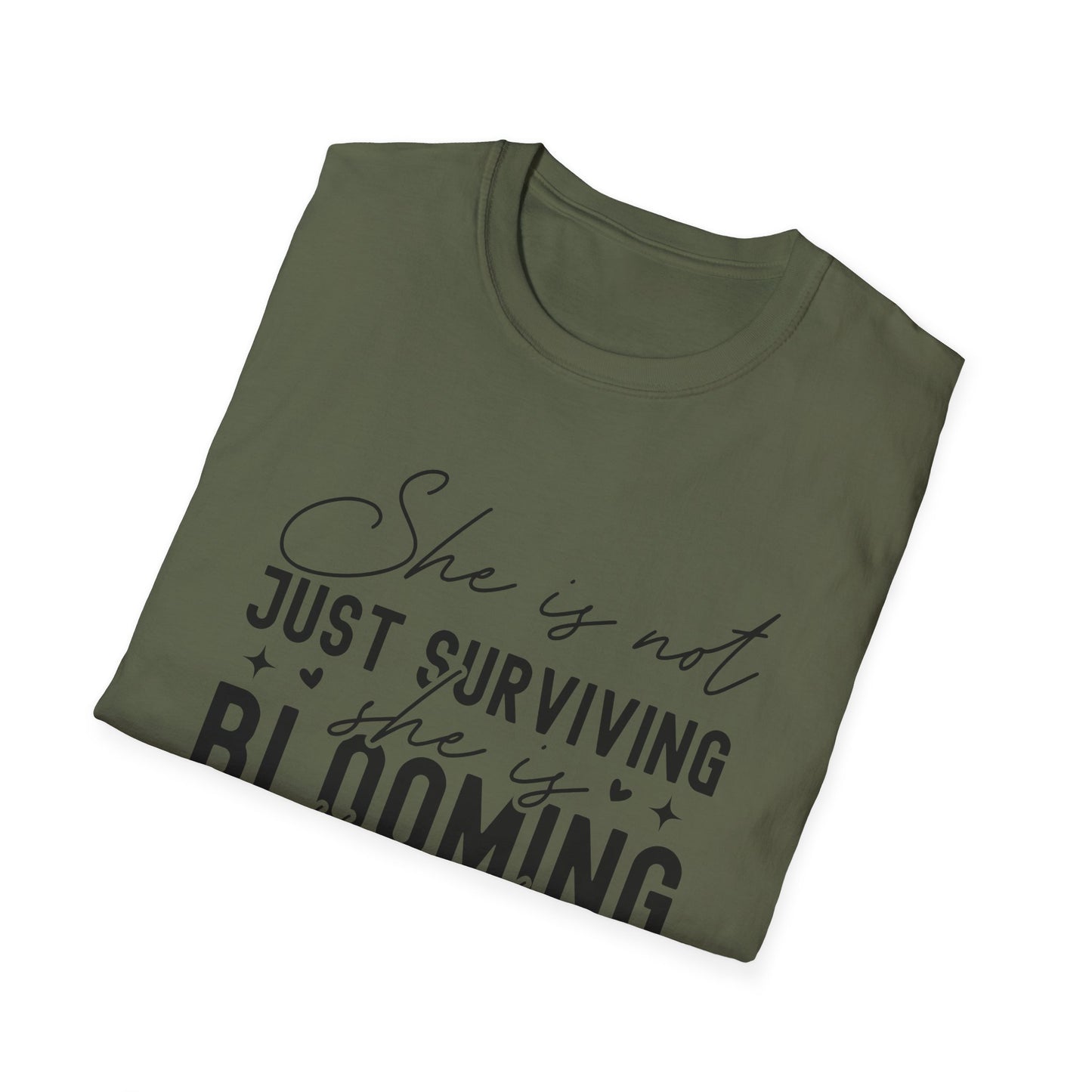 Blooming Through Every Storm Inspirational  Resilience Tee
