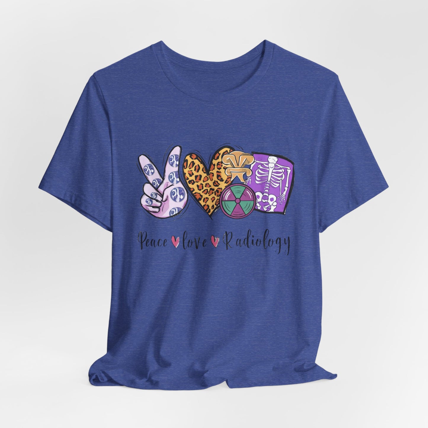Radiology Peace Love Tee