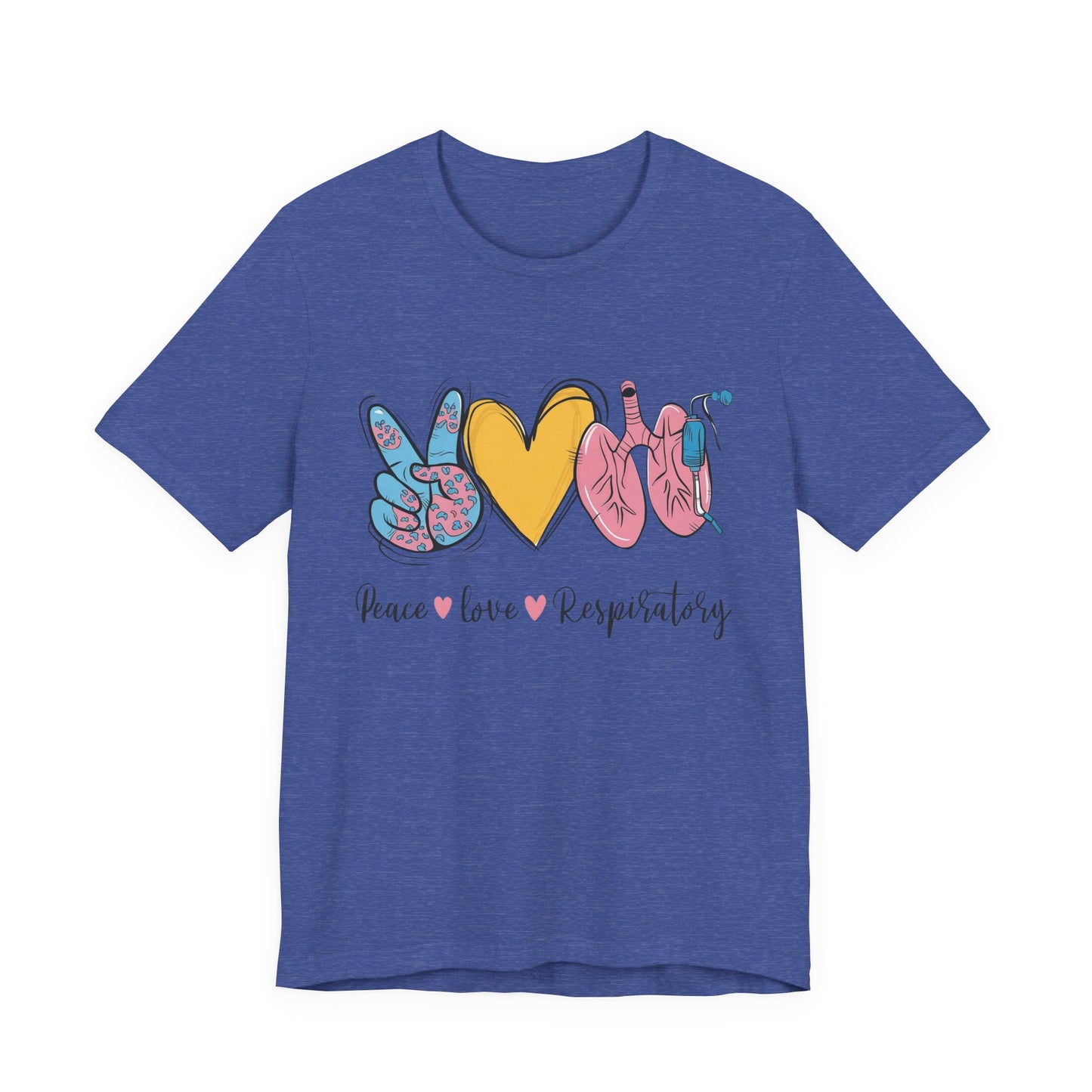 Peace Love Respiratory Therapist Tee
