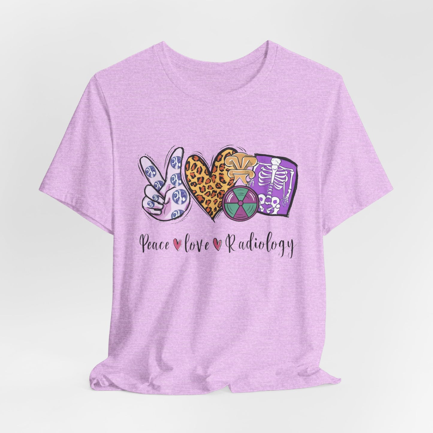 Radiology Peace Love Tee