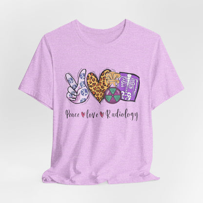 Radiology Peace Love Tee