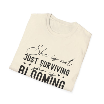 Blooming Through Every Storm Inspirational  Resilience Tee