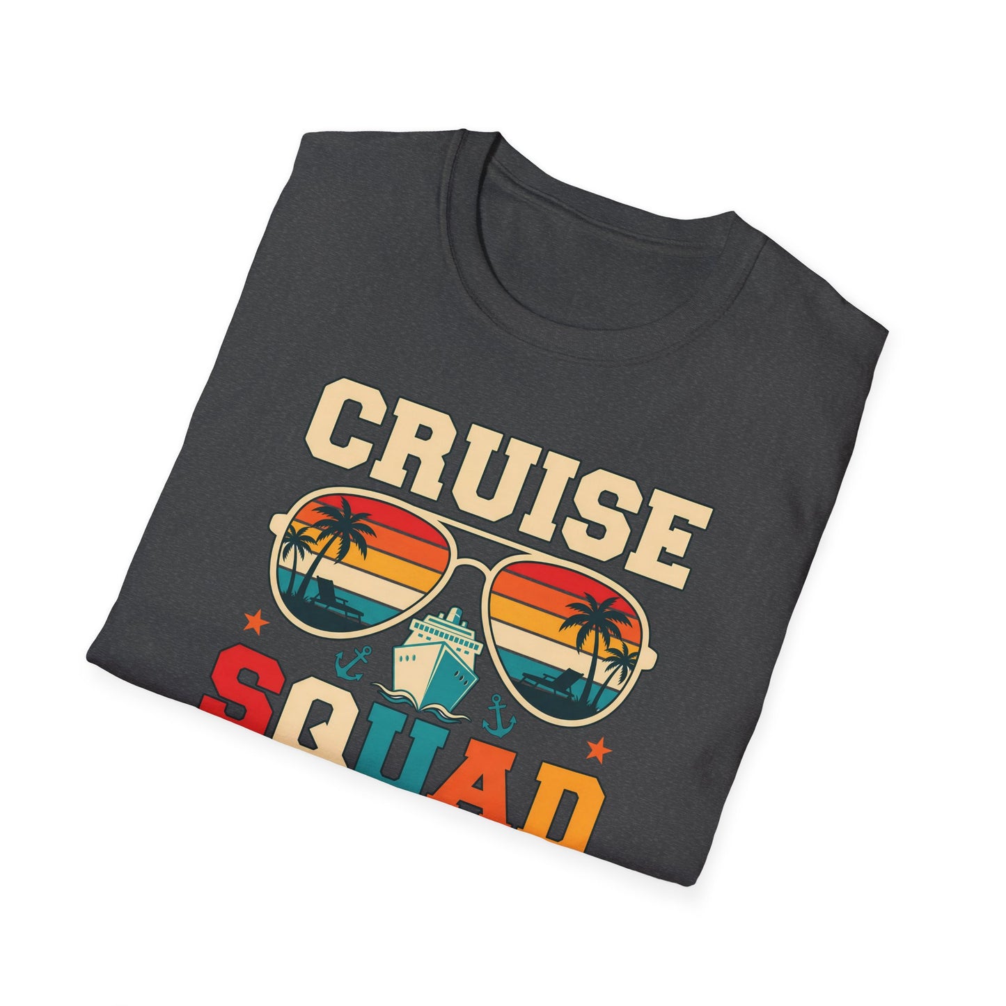 Cruise Squad 2026 Retro Sunglasses Beach Vacation Tee