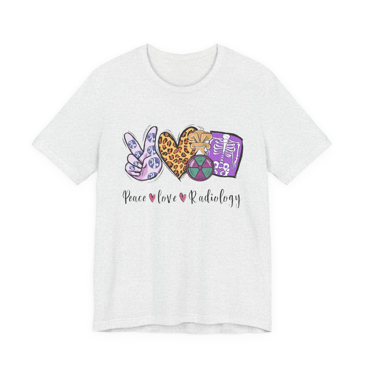 Radiology Peace Love Tee