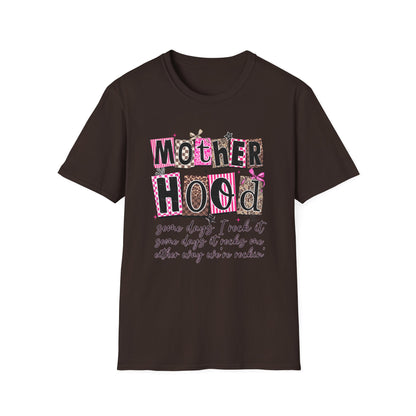 "Some days I rock it, some days it rocks me"  Motherhood Graphic Tee