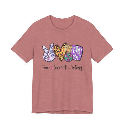 Radiology Peace Love Tee