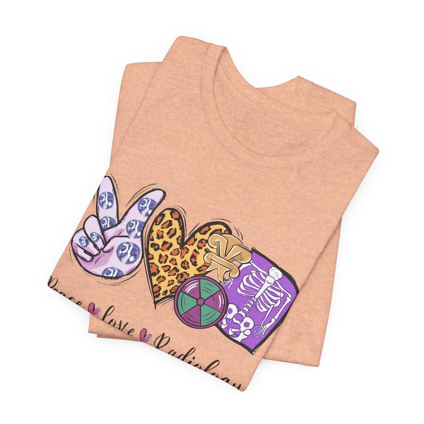 Radiology Peace Love Tee