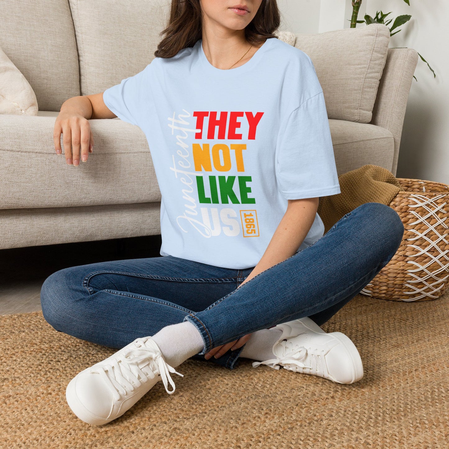 Juneteenth "They Not Like Us" Graphic T-Shirt