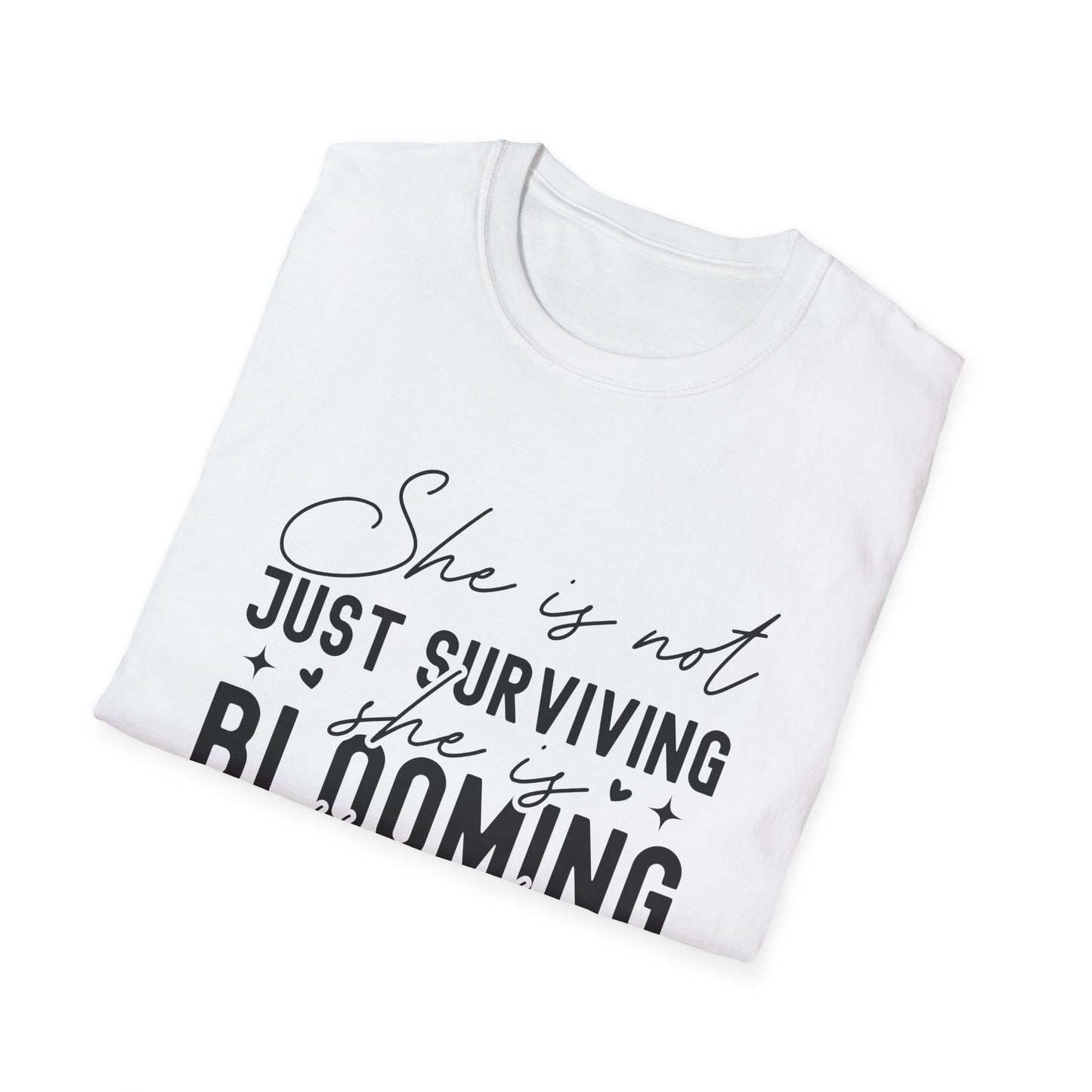 Blooming Through Every Storm Inspirational  Resilience Tee