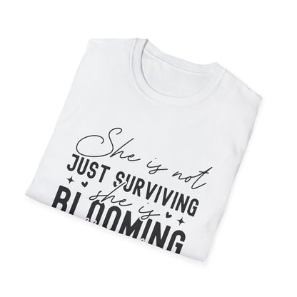 Blooming Through Every Storm Inspirational  Resilience Tee