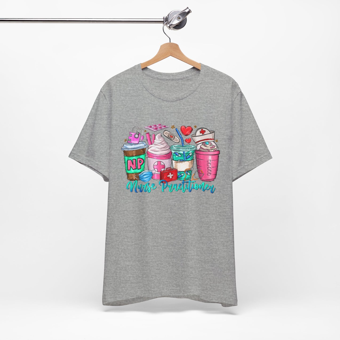 Nurse Practitioner Coffee Crew Tee