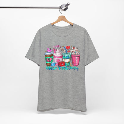 Nurse Practitioner Coffee Crew Tee