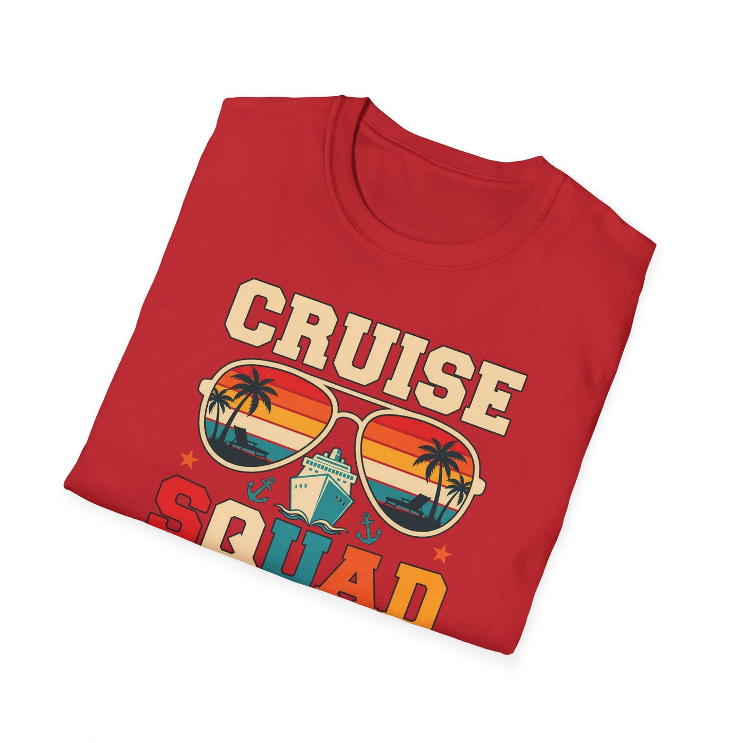 Cruise Squad 2026 Retro Sunglasses Beach Vacation Tee