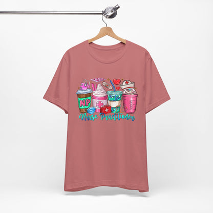 Nurse Practitioner Coffee Crew Tee