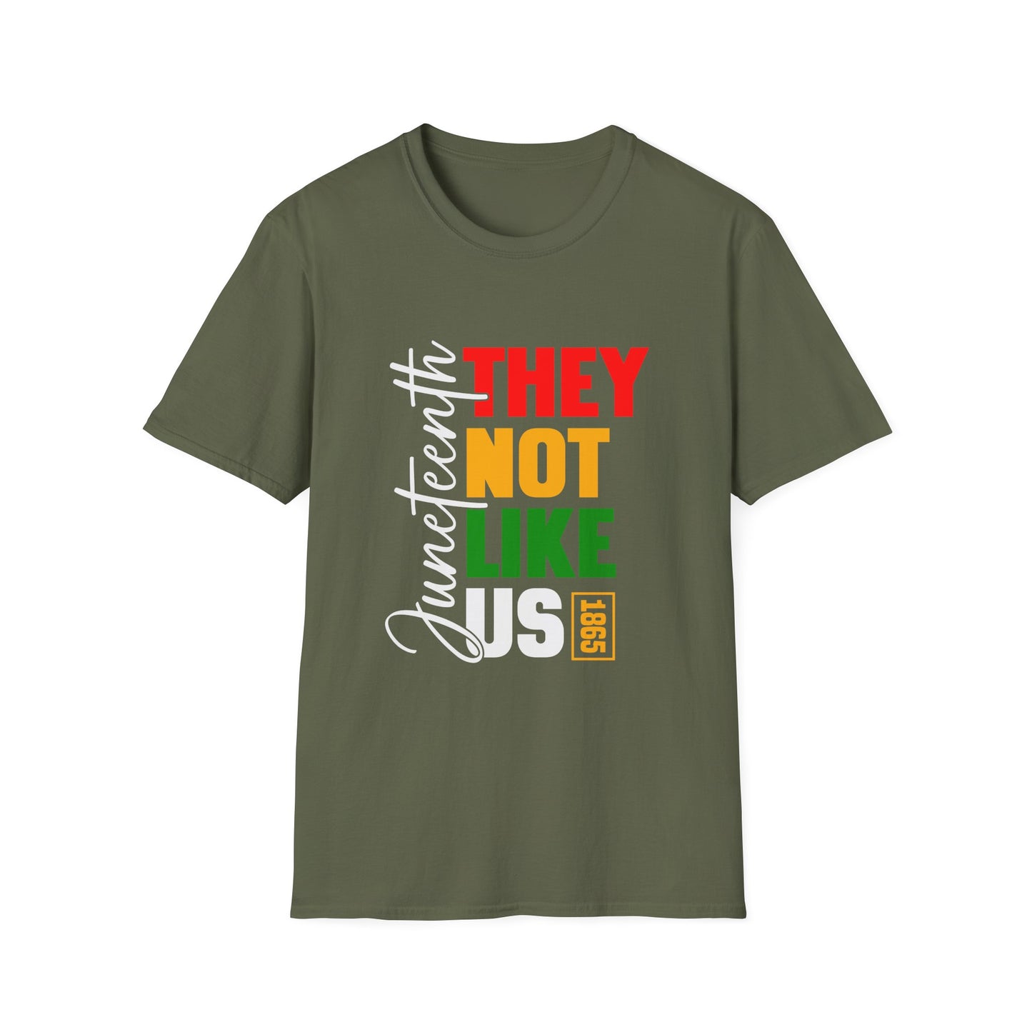 Juneteenth "They Not Like Us" Graphic T-Shirt
