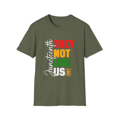 Juneteenth "They Not Like Us" Graphic T-Shirt