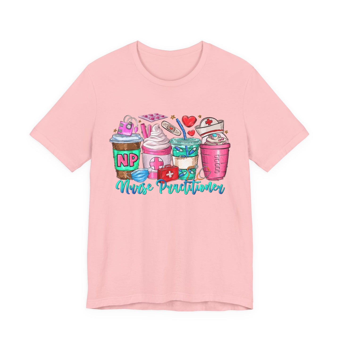 Nurse Practitioner Coffee Crew Tee